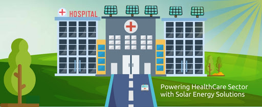 Health sector solar installations